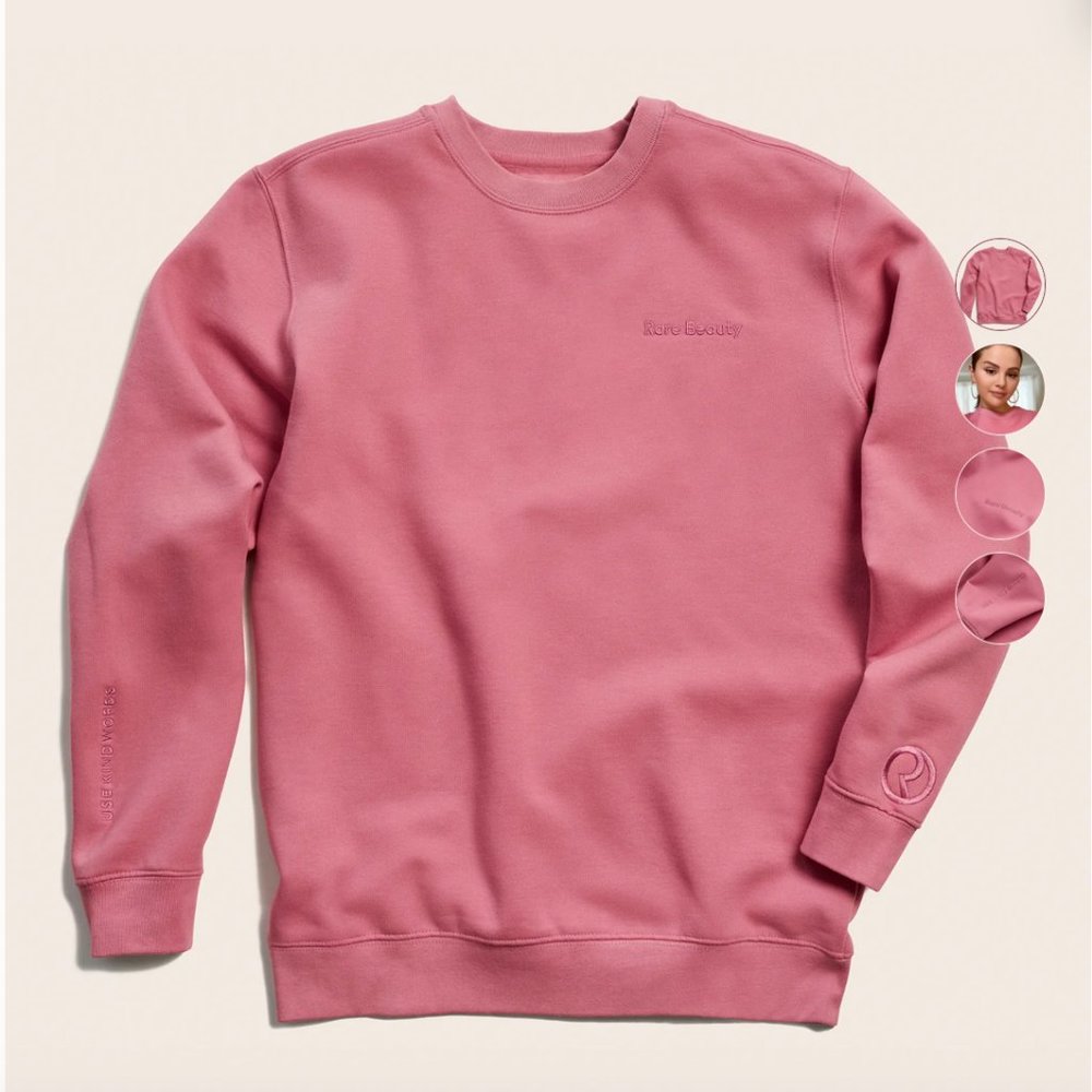 NWT “Use Kind Words” Crewneck by Rare Beauty Selena Gomez